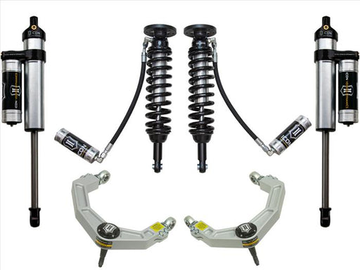 ICON 09-13 Ford F150 4WD, 1.75-2.63" Lift, Stage 4 Suspension System, Billet UCA ICONVEHICLE Autoparts