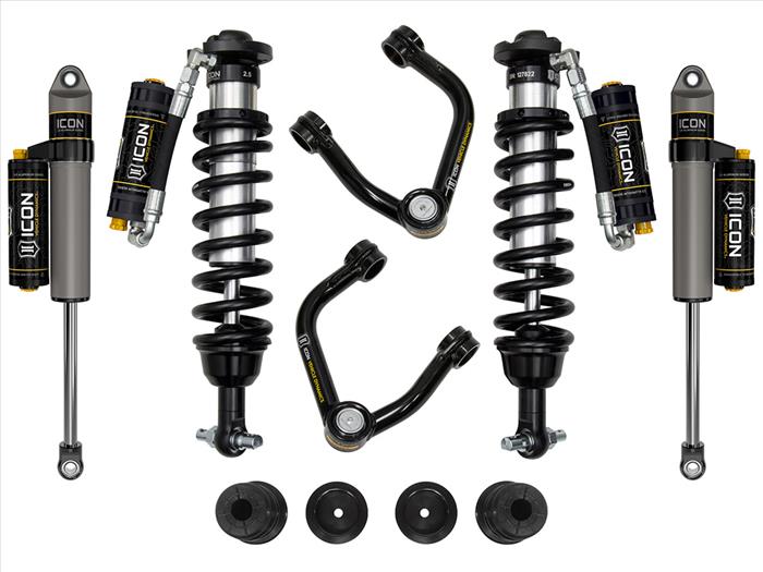ICON 19-21 Ford Ranger, 0-3.5" Lift, Stage 5 Susp System, Tubular UCA Al Knuckle ICONVEHICLE Autoparts