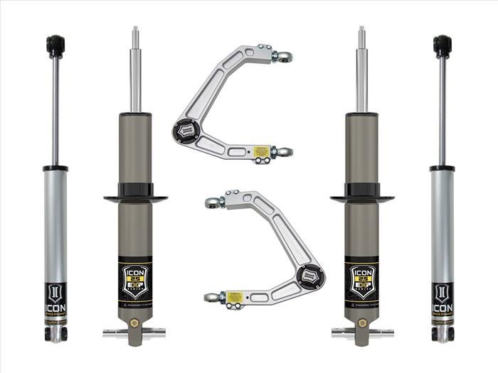 ICON 19-23 GM 1500, 2.375-3.75" Lift, Stage 2 EXP Suspension System, Billet ICONVEHICLE Autoparts