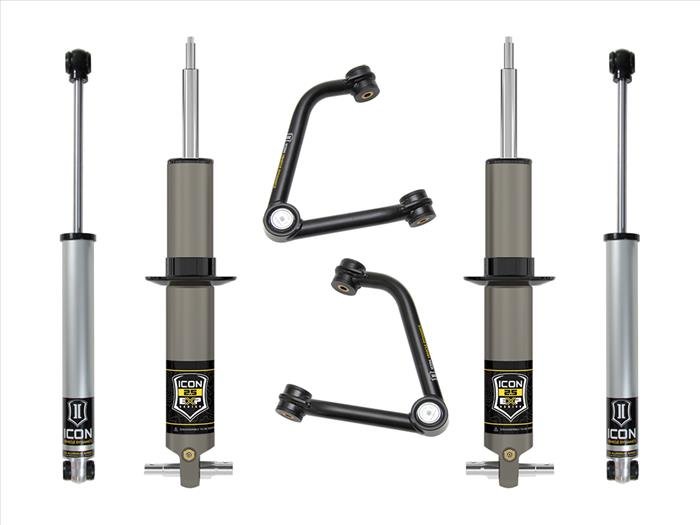 ICON 19-23 GM 1500, 2.375-3.75" Lift, Stage 2 EXP Suspension System, Tubular ICONVEHICLE Autoparts