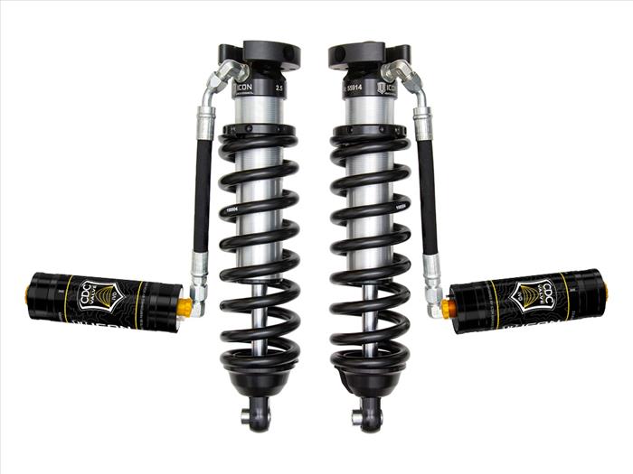 ICON 1996-2004 Toyota Tacoma, 0-3" Lift, Front,V.S. 2.5 Series Coilover Kit, Extended Travel, Remote Reservoir w/ CDCV, 700 lbs/in Spring Rate