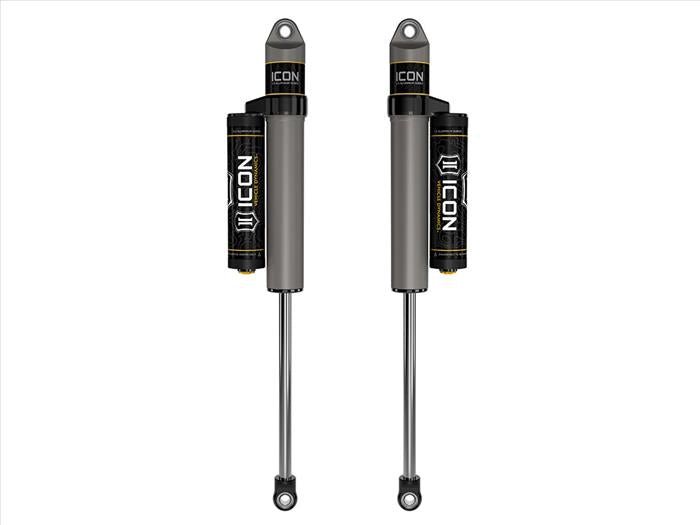 ICON 1999-2024 Ford F-250/F-350/F-450 Super Duty, 0-3Ó Lift, Rear, V.S. 2.5 Aluminum Series Shocks, Piggyback Reservoir, Pair ICONVEHICLE Autoparts