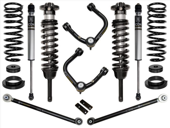 ICON 2003-09 Lexus GX470, 0-3.5" Lift, Stage 3 Suspension System, Tubular UCA ICONVEHICLE Autoparts