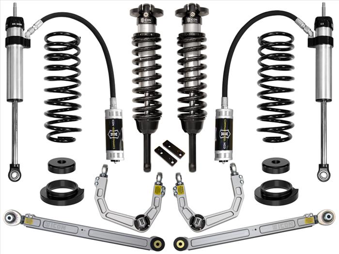 ICON 2003-09 Lexus GX470, 0-3.5" Lift, Stage 4 Suspension System, Billet UCA ICONVEHICLE Autoparts