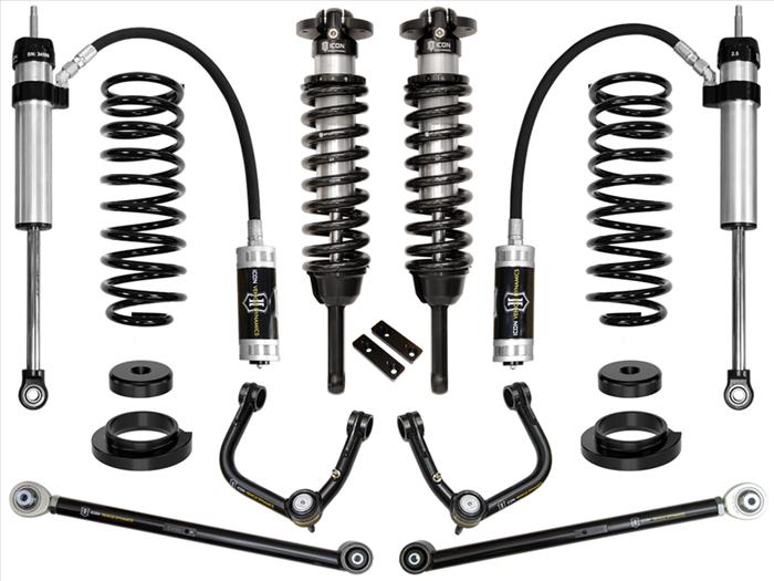 ICON 2003-09 Lexus GX470, 0-3.5" Lift, Stage 4 Suspension System, Tubular UCA ICONVEHICLE Autoparts