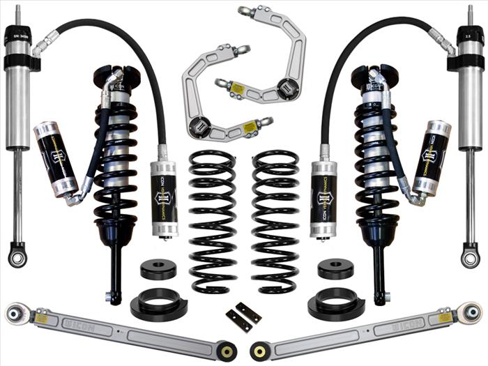 ICON 2003-09 Lexus GX470, 0-3.5" Lift, Stage 5 Suspension System, Billet UCA ICONVEHICLE Autoparts