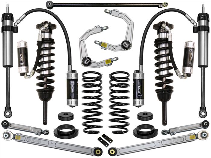 ICON 2003-09 Lexus GX470, 0-3.5" Lift, Stage 7 Suspension System, Billet UCA ICONVEHICLE Autoparts
