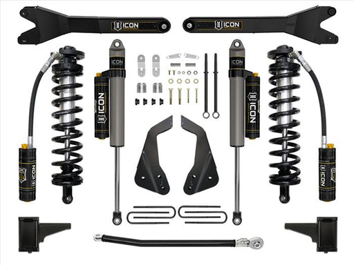 ICON 2005-07 Ford F250/F350 4-5.5" Lift Stage 4 Coilover Conversion w/Radius Arm ICONVEHICLE Autoparts