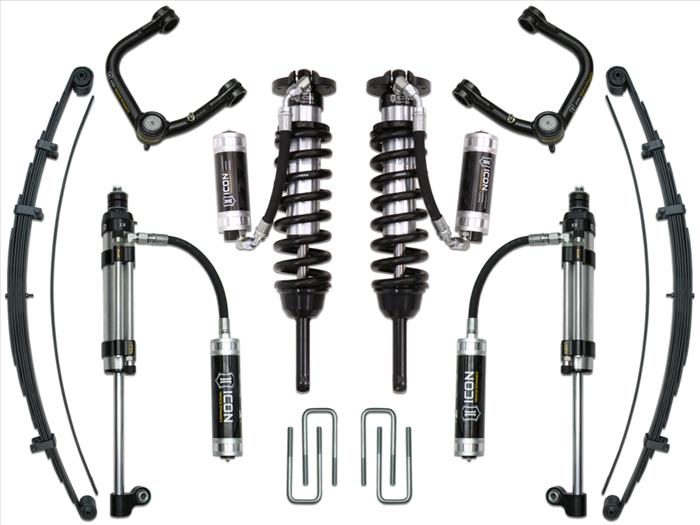 ICON 2005-2015 Toyota Tacoma 0-3.5" Lift/2016-2023 Tacoma 0-2.75" Lift, Stage 10 Suspension System, Tubular UCA ICONVEHICLE Autoparts