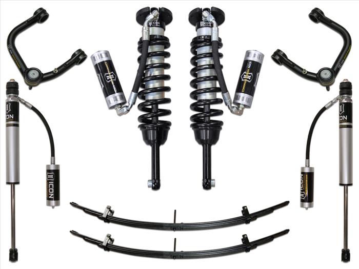 ICON 2005-2015 Toyota Tacoma 0-3.5" Lift/2016-2023 Tacoma 0-2.75" Lift, Stage 4 Suspension System, Tubular UCA ICONVEHICLE Autoparts