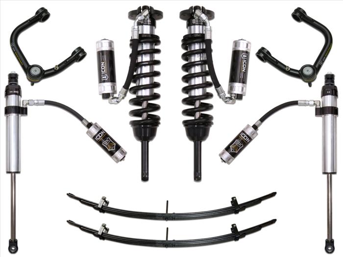 ICON 2005-2015 Toyota Tacoma 0-3.5" Lift/2016-2023 Tacoma 0-2.75" Lift, Stage 6 Suspension System, Tubular UCA ICONVEHICLE Autoparts