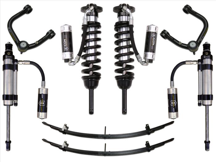 ICON 2005-2015 Toyota Tacoma 0-3.5" Lift/2016-2023 Tacoma 0-2.75" Lift, Stage 7 Suspension System, Tubular UCA ICONVEHICLE Autoparts