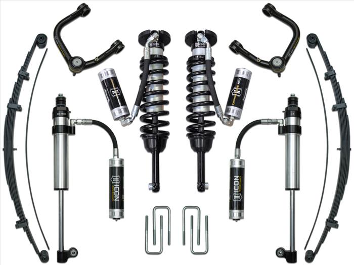 ICON 2005-2015 Toyota Tacoma 0-3.5" Lift/2016-2023 Tacoma 0-2.75" Lift, Stage 8 Suspension System, Tubular UCA ICONVEHICLE Autoparts
