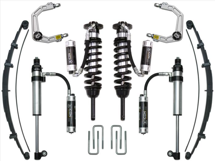 ICON 2005-2015 Toyota Tacoma 0-3.5" Lift/2016-2023 Tacoma 0-2.75" Lift, Stage 9 Suspension System, Billet UCA ICONVEHICLE Autoparts