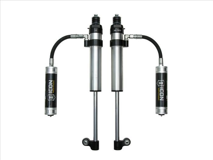 ICON 2005-2023 Toyota Tacoma, Rear, 2.5 Aluminum Series RXT Remote Reservoir Shocks, Pair ICONVEHICLE Autoparts