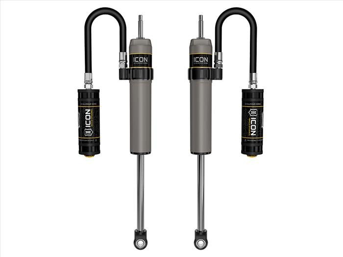 ICON 2005-2024 Ford Super Duty 4WD, 0-2.5Ó Lift, Front, V.S. 2.5 Aluminum Series Shock Absorbers, Remote Reservoir, Pair ICONVEHICLE Autoparts