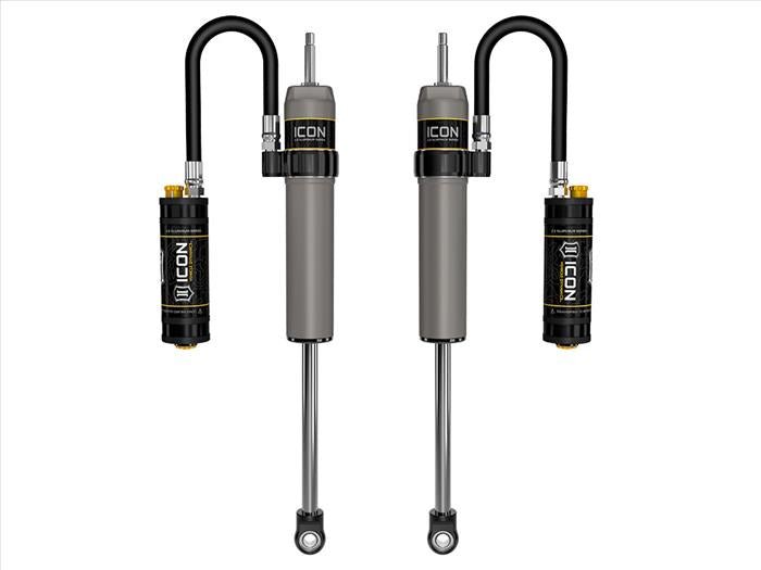ICON 2005-2024 Ford Super Duty 4WD, 0-2.5Ó Lift, Front, V.S. 2.5 Aluminum Series Shock Absorbers, Remote Reservoir w/ CDCV, Pair ICONVEHICLE Autoparts