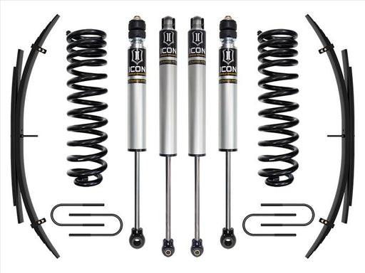 ICON 2008-2010 Ford F-250/F-350 Super Duty 4WD Diesel, 2.5" Lift, Stage 1 Suspension System w/ Expansion Packs ICONVEHICLE Autoparts
