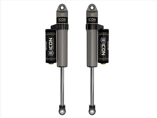 ICON 2009-2024 Ford F-150/2004-2008 Ford F-150 4WD, 0-1" Lift, Rear, V.S. 2.5 Aluminum Series Shock Absorbers, Piggyback Reservoir, Pair 97720P ICONVEHICLE Autoparts