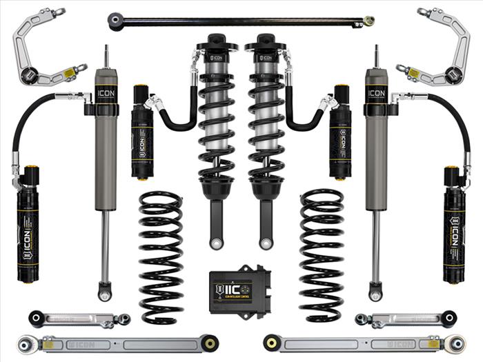 ICON 2010-2024 Toyota 4Runner, 0-3.5" Lift Stage 9 Suspension System, Billet UCA ICONVEHICLE Autoparts