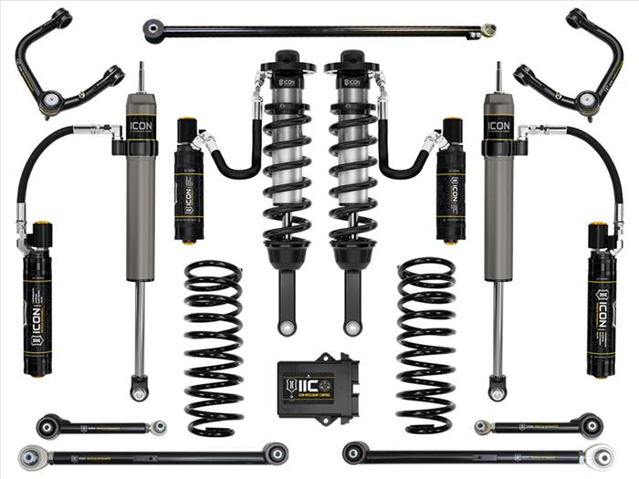 ICON 2010-2024 Toyota 4Runner, 0-3.5" Lift Stage 9 Suspension System, Tubular UCA ICONVEHICLE Autoparts