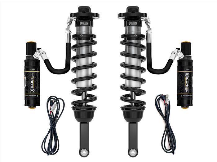 ICON 2010-2024 Toyota 4Runner, 0-3.5" Lift, V.S. 2.5 Series Extended Travel Coilover Kit, Remote Reservoir w/ CDEV, 700 lbs/in Coils ICONVEHICLE Autoparts