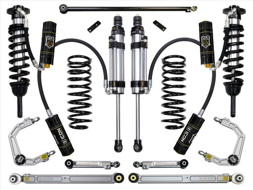 ICON 2010-2024 Toyota 4Runner/2010-2014 Toyota FJ Cruiser, 0-3.5" Lift Stage 8 Suspension System, Billet UCA ICONVEHICLE Autoparts