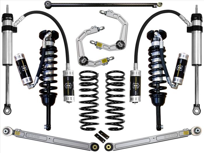 ICON 2010-Up Lexus GX460, 0-3.5" Lift, Stage 5 Suspension System, Billet UCA ICONVEHICLE Autoparts