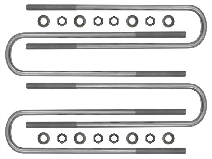 ICON 2011-2024 Ford F-250/F-350 Super Duty, Rear, 17Ó U-Bolt Kit ICONVEHICLE Autoparts