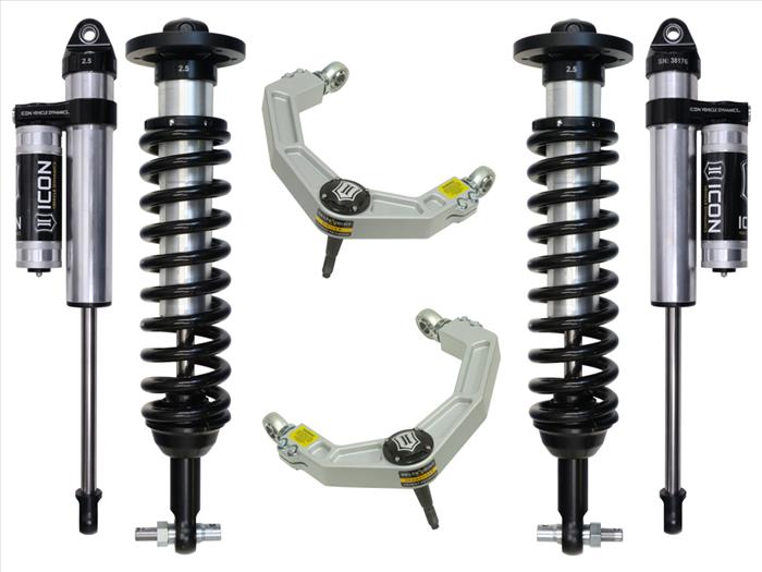 ICON 2015-2020 Ford F150 2WD, 0-3" Lift, Stage 3 Suspension System, Billet UCA ICONVEHICLE Autoparts