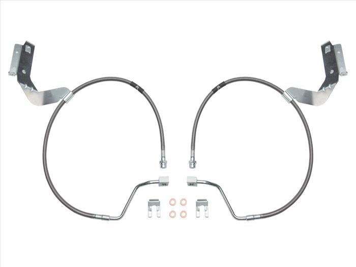 ICON 2017-2024 Ford F-250/F-350 Super Duty, Front, 2.5Ó Lift, Extended Stainless Brake Line Kit