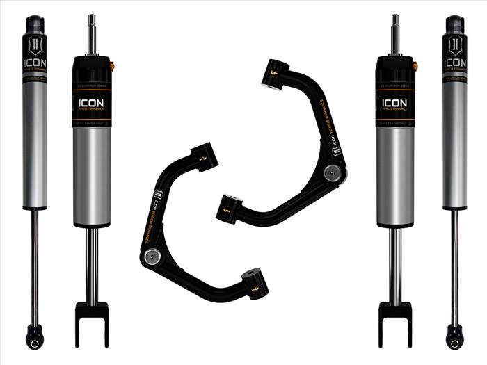 ICON 2020-Up GM 2500/3500 HD, 0-2" Lift, Stage 1 Suspension System, Tubular UCA ICONVEHICLE Autoparts