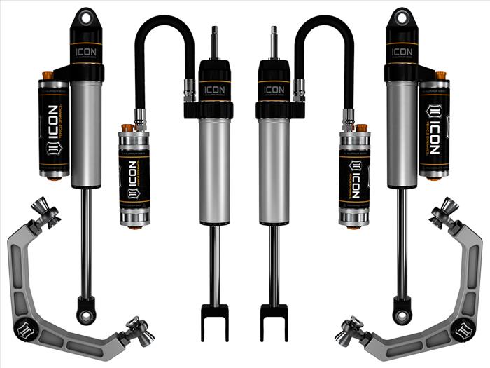 ICON 2020-Up GM 2500/3500 HD, 0-2" Lift, Stage 3 Suspension System, Billet UCA ICONVEHICLE Autoparts