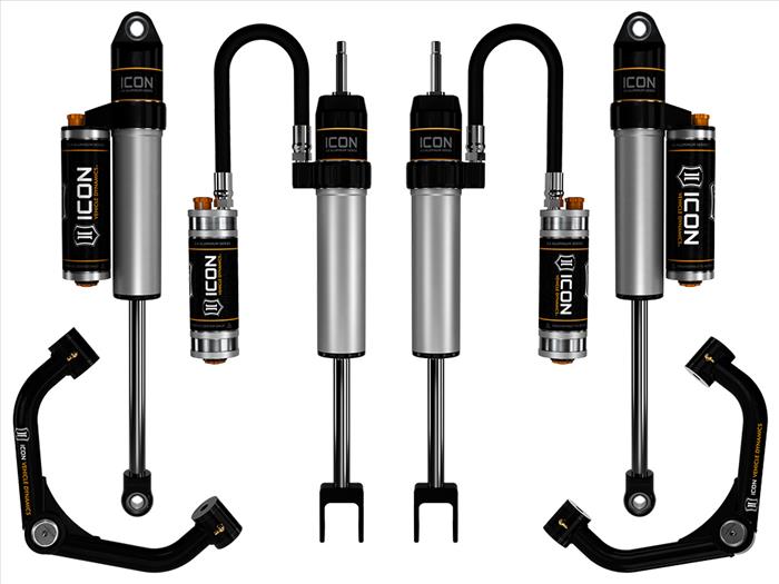 ICON 2020-Up GM 2500/3500 HD, 0-2" Lift, Stage 3 Suspension System, Tubular UCA ICONVEHICLE Autoparts