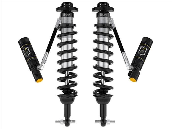 ICON 2021-2023 Ford Bronco, Front, 1.5-4Ó Lift, V.S. 2.5 Series Coilover Kit, Remote Reservoir w/ CDEV