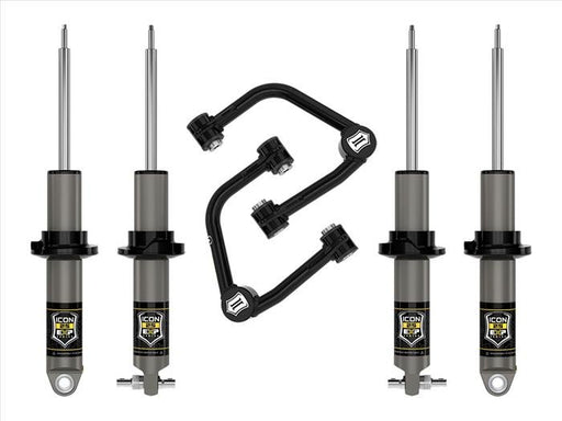 ICON 2021-2023 Ford Bronco, HOSS 1.0 Pkg, 1.375-3" Lift Stage 2 Suspension System, Tubular ICONVEHICLE Autoparts
