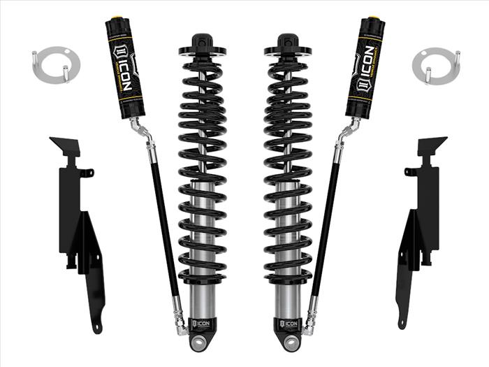 ICON 2021-2023 Ford Bronco, Rear, 1.25-3Ó Lift, V.S. 2.5 Series Coilover Kit, Remote Reservoir, Heavy Rate Spring