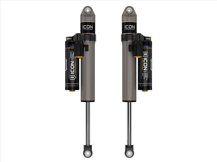 ICON 2021-2024 Ford F-150, 0-1" Lift, Rear, V.S. 2.5 Aluminum Series Shock Absorbers, Piggyback Reservoir w/ CDEV, Pair ICONVEHICLE Autoparts