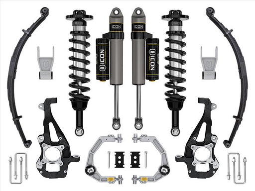 ICON 2021-2024 Ford F-150 4WD, 3.5-4.5" Lift, Stage 2 Suspension System, Billet, w/ Leaf Packs ICONVEHICLE Autoparts