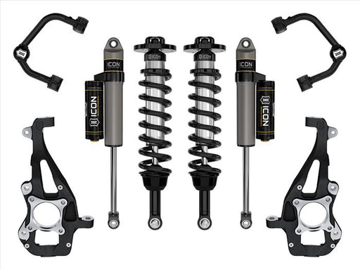 ICON 2021-2024 Ford F-150 4WD, 3.5-4.5" Lift, Stage 2 Suspension System, Tubular ICONVEHICLE Autoparts