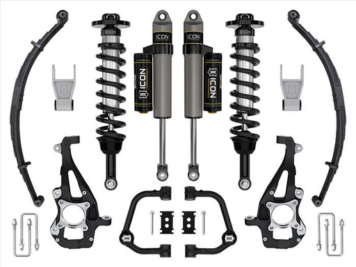 ICON 2021-2024 Ford F-150 4WD, 3.5-4.5" Lift, Stage 2 Suspension System, Tubular, w/ Leaf Packs ICONVEHICLE Autoparts