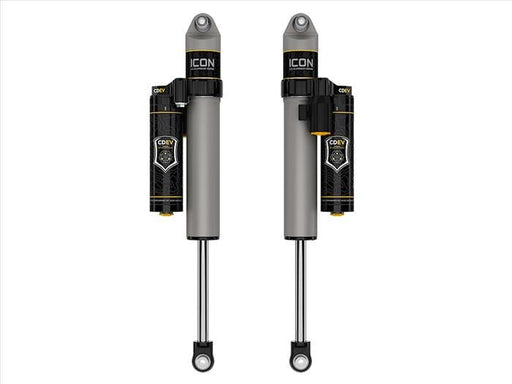 ICON 2021-2024 Ford F-150 4WD/F-150 Tremor, 0-2" Lift, Rear, V.S. 2.5 Aluminum Series Shock Absorbers, Piggyback Reservoir w/ CDEV, Pair ICONVEHICLE Autoparts