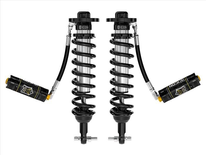 ICON 2021-2024 Ford F-150 4WD/Tremor, 3.5-4.5"/2.5-3" Lift, Front, V.S. 2.5 Series Coilovers, Remote Reservoir w/ CDCV, Pair ICONVEHICLE Autoparts