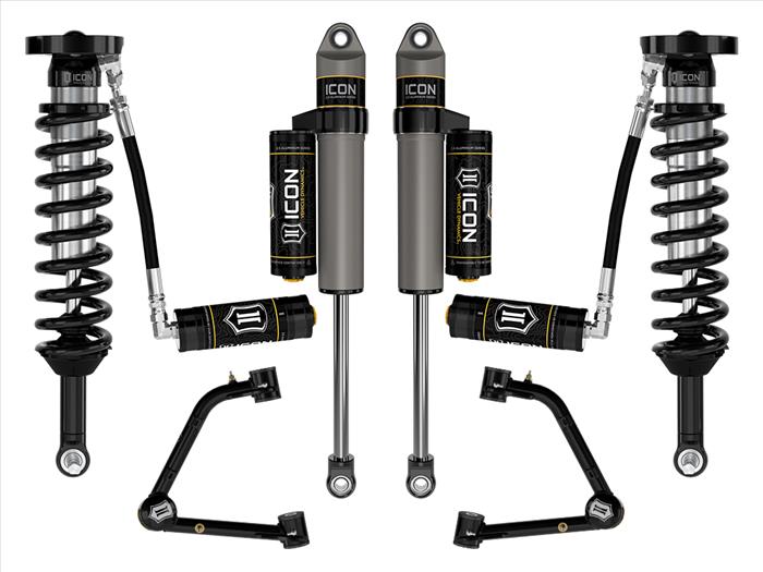ICON 2023-2024 Chevrolet Colorado WT, LT, & Z71, 1.75-2.5" Lift, Stage 4 Suspension System w/ Tubular Upper Control Arms ICONVEHICLE Autoparts