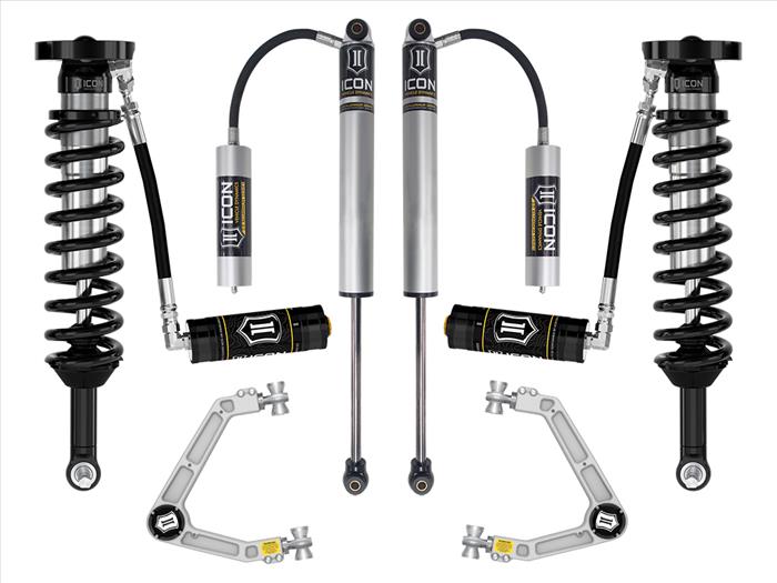 ICON 2023-2024 GMC Canyon AT4, Denali, & Elevation/Chevrolet Colorado Trail Boss, 1.75-2.5" Lift, Stage 3 Suspension System w/ Billet Upper Control Arms