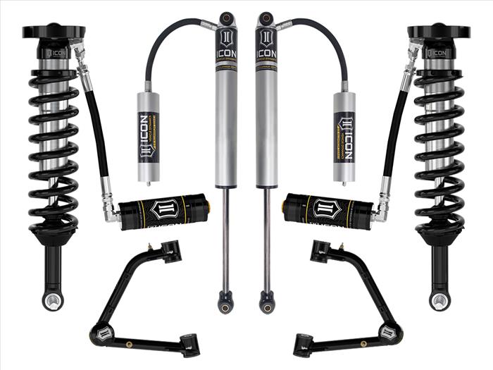 ICON 2023-2024 GMC Canyon AT4, Denali, & Elevation/Chevrolet Colorado Trail Boss, 1.75-2.5" Lift, Stage 3 Suspension System w/ Tubular Upper Control Arms ICONVEHICLE Autoparts