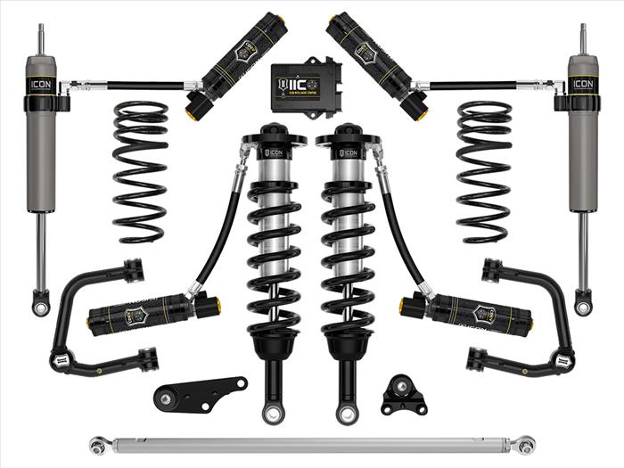 ICON 2024 Toyota Land Cruiser 250 Series, 1.25-3" Lift, Stage 10 Suspension System, Tubular ICONVEHICLE Autoparts