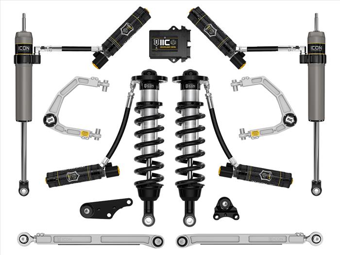 ICON 2024 Toyota Tacoma 1.25-3" Lift, Stage 10 Suspension System, Billet