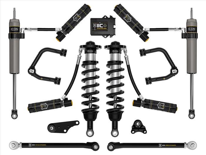 ICON 2024 Toyota Tacoma 1.25-3" Lift, Stage 10 Suspension System, Tubular