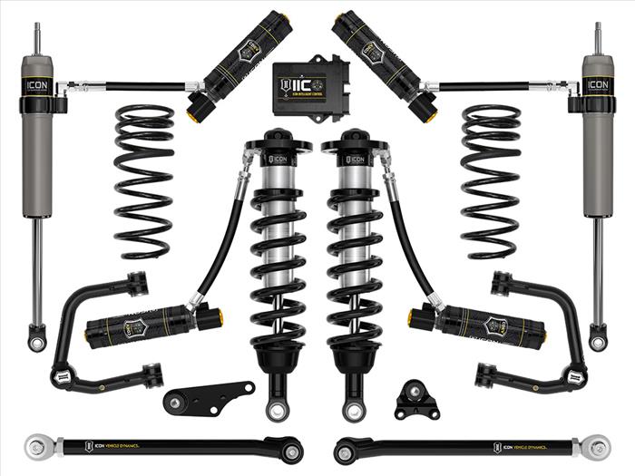ICON 2024 Toyota Tacoma 1.25-3" Lift, Stage 10 Suspension System, Tubular, Triple Rate Rear Springs ICONVEHICLE Autoparts